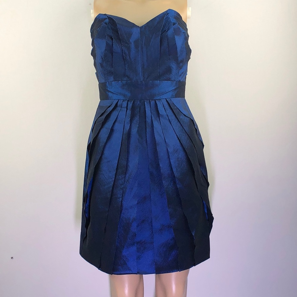 NEW Max & Cleo strapless royal blue dress